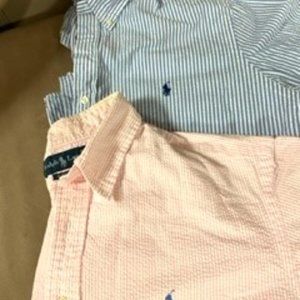 POLO Ralph Lauren - Short Sleeve Seersucker shirts- XXL - $25 each.